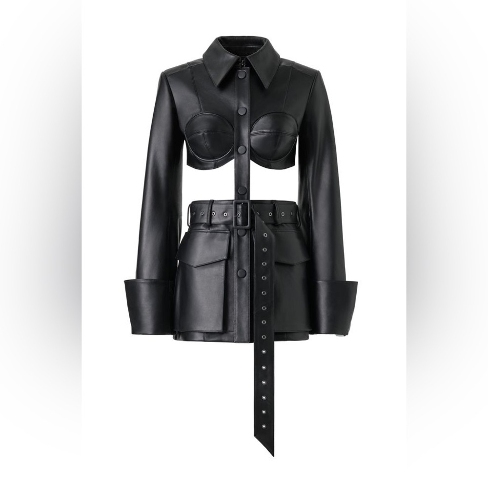 H & M x Rokh leather jacket ** SOLD OUT** sz XS